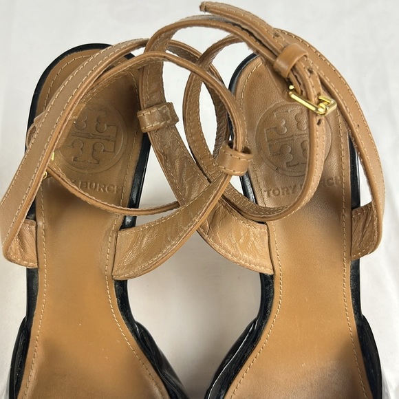 Tory Burch Ashton patent leather cork wedge 
Size: 6 1/2 - Picture 8 of 11